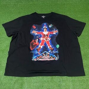 National Lampoon’s Christmas Vacation Movie Cover Art T-Shirt 3XB Black
